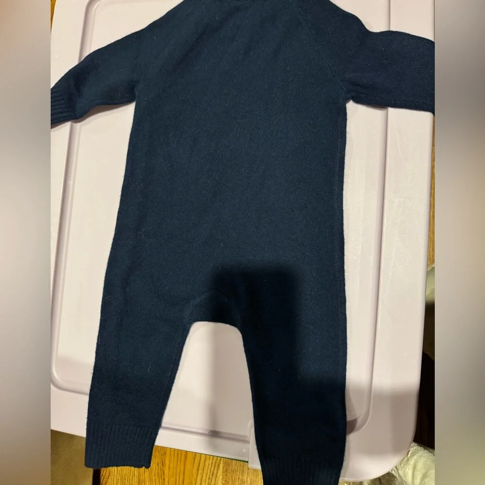 NWT J Crew‎ Baby 100% Cashmere Onesie One Piece Warm Winter Holiday Christmas
